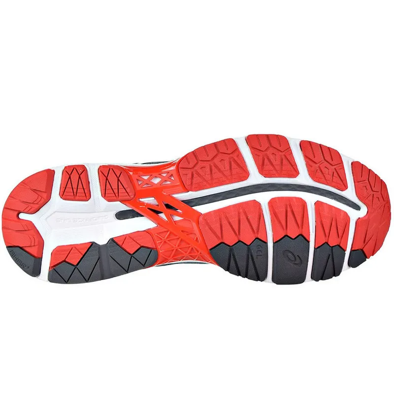 Asics Men's GEL-Kayano 24 Grey/Red UK 7.5-4